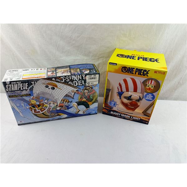 One Piece Buggy Mask Light & Stampede Model Set By Bandai