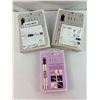 Image 2 : 3-Pack Salon Nails Rechargeable Mani-Pedi Kits – New, Damaged Boxes