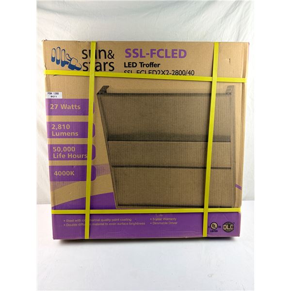 Sun & Stars SSL-FCLED LED Troffer Light Fixture