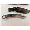 Image 2 : Cold Steel Leatherneck Combat Knife & Bushcraft Rosewood Handle Knife Lot