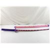 Image 1 : Demon Slayer Kokushibo Flesh Sword Katana – Twelve Kizuki Straight Blade