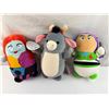 Image 1 : Collectible Squishmallows HugMees Lot – Sally, Buzz Lightyear & Jason