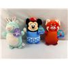 Image 1 : Collectible Squishmallows HugMees Lot – Minnie Mouse, Red Panda & Miley
