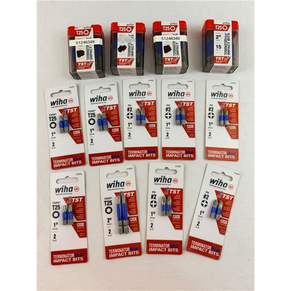 Terminator Blue Impact Driver Bit Sets, T25 Included