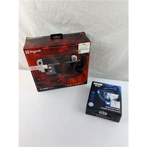 Nintendo Switch Players Pack With Headphones & Enhance GX-B1 Gaming Mouse Bungee