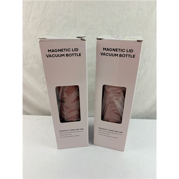 2-Pack Metal Insulated Magnetic Vacuum Bottles – Dusty Rose