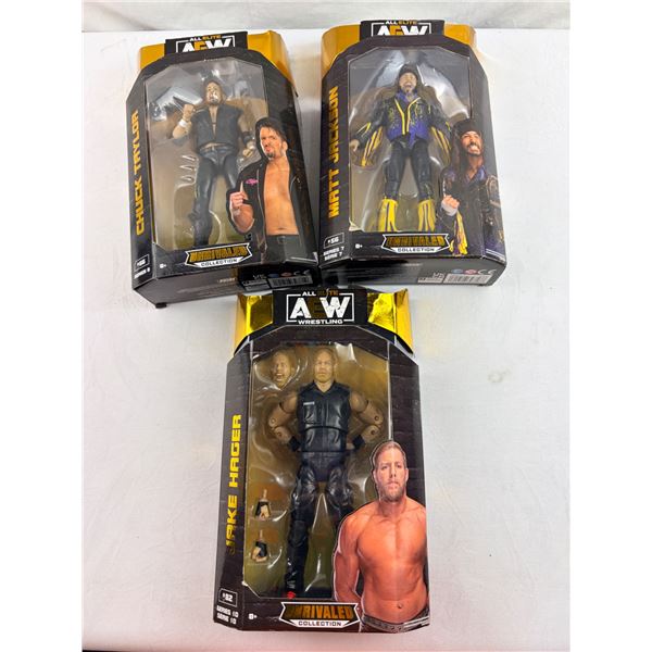 AEW Elite Figures – Matt Jackson, Chuck Taylor & Jake Hager