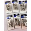 Image 2 : Hardware Lot 9 Piece Overlay Hinges + Hillman Screen Door Set & Knob Latch