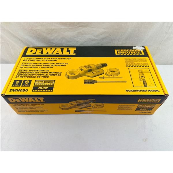 DeWalt Large Hammer Dust Extractor Heavy Duty Concrete Drilling Tool