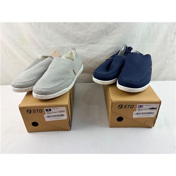 STQ Womens Breathable Mesh Slip On Shoes Size 8.5 & 9 Casual Walking