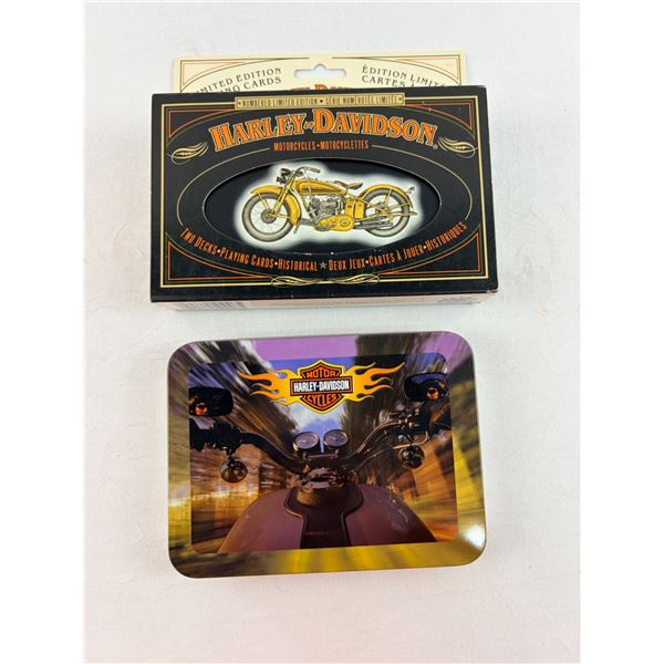 UNOPENED HARLEY DAVIDSON CARD DECK SETS