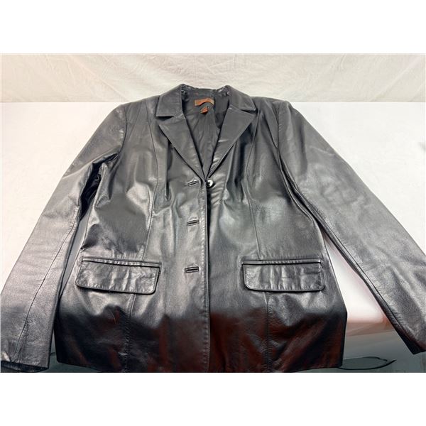 DANIER WOMENS LEATHER JACKET LARGE