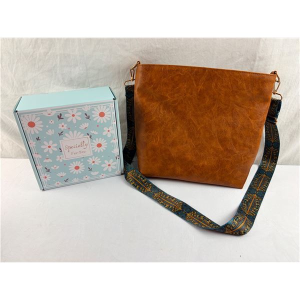 PURSE WITH AZTEC STRAP AND SPECIALLY FOR YOU GIFT BOX