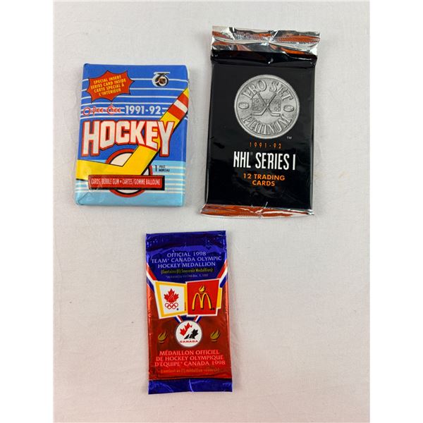 HOCKEY COLLECTIBLES, INCL. UNOPENED OFFICIAL