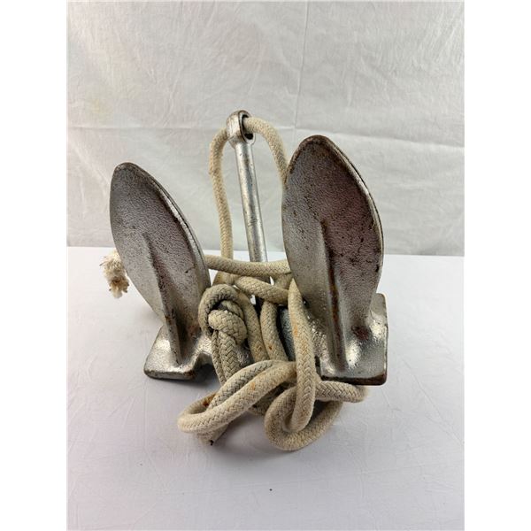24 lb cast iron,  folding boat anchor