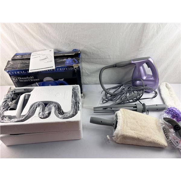 Two Home cleaning hand steamers