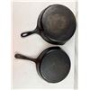 Image 2 : Lot of 2 Wagner Cast Iron Skillets