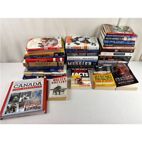 Box of Hockey Books