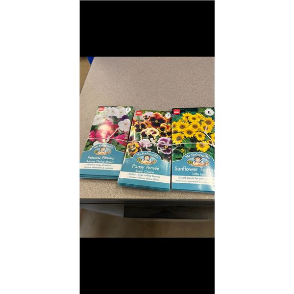 15 Packs of Flower Seeds