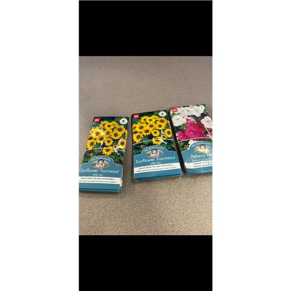 15 Packs Of Flower Seeds