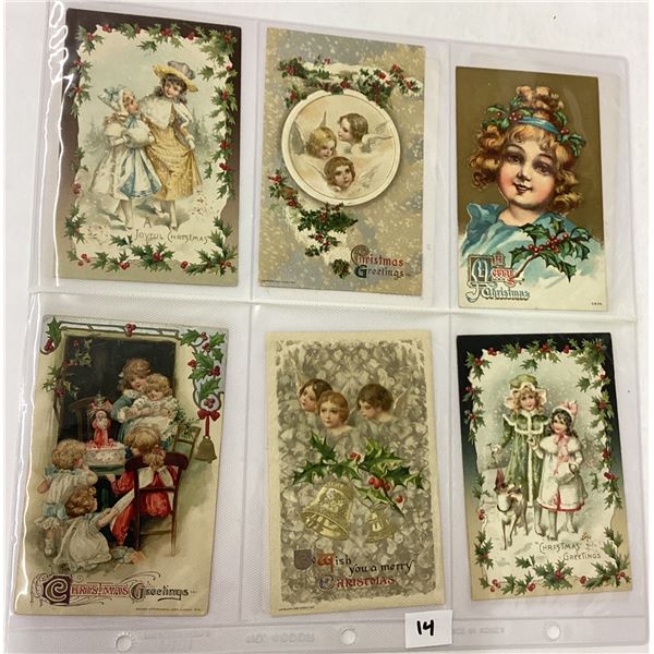Winsch Christmas Holiday Greeting Album 160 Postcards