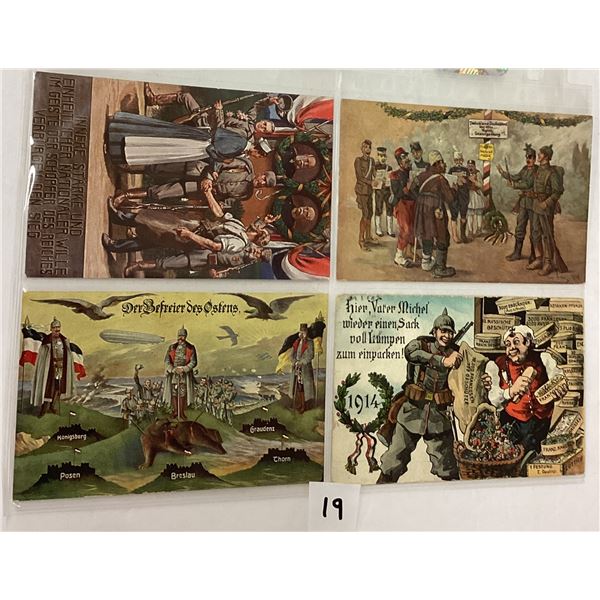 German Military Postcard Album Approx. 55