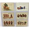 Image 11 : Animals - Pigs on Holiday Greeting Postcard Album Approx. 90