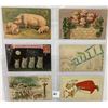Image 13 : Animals - Pigs on Holiday Greeting Postcard Album Approx. 90