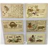 Image 4 : Animals - Pigs on Holiday Greeting Postcard Album Approx. 90