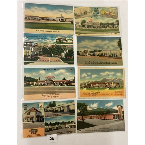 Route 66 Motel Postcards 20