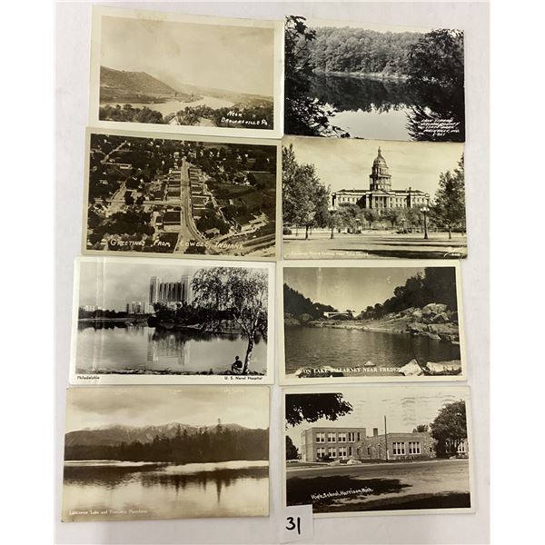 Real Photo USA Postcards Approx. 130