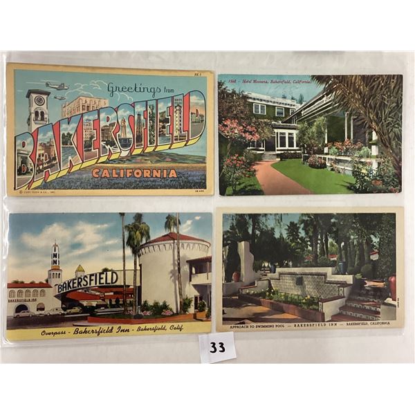 California Postcard Album Approx. 80