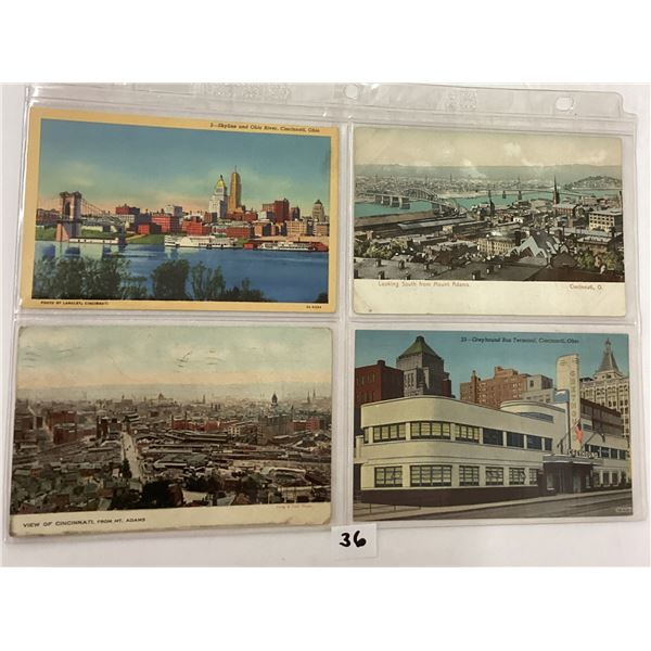 Cincinnati, Ohio Postcard Album Approx. 90