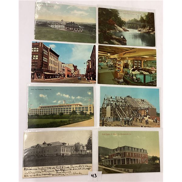Pennsylvania Postcards Partially Sorted Approx. 240