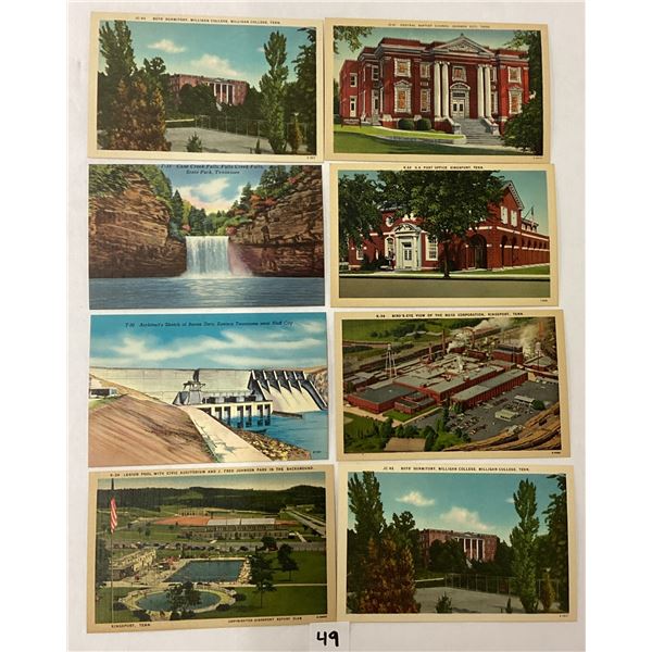 Tennessee Linen Postcards Approx. 150