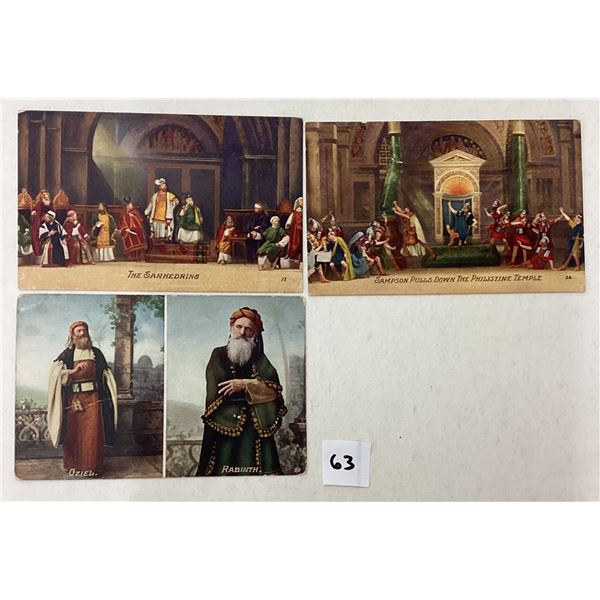 Passion Play, Jerusalem, Religious People Postcards 22