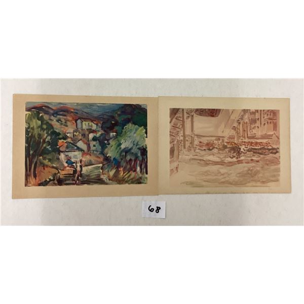 Painting In Israel 9 Postcards