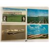 Image 10 : Transportation - Aviation, airlines, airport Postcards Album Approx. 70