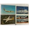 Image 13 : Transportation - Aviation, airlines, airport Postcards Album Approx. 70
