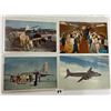 Image 14 : Transportation - Aviation, airlines, airport Postcards Album Approx. 70