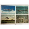 Image 4 : Transportation - Aviation, airlines, airport Postcards Album Approx. 70