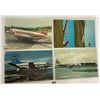 Image 5 : Transportation - Aviation, airlines, airport Postcards Album Approx. 70