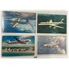 Image 6 : Transportation - Aviation, airlines, airport Postcards Album Approx. 70