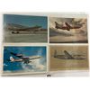 Image 7 : Transportation - Aviation, airlines, airport Postcards Album Approx. 70