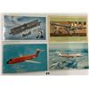 Image 9 : Transportation - Aviation, airlines, airport Postcards Album Approx. 70