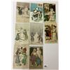 Image 1 : Snowmen Holiday Greeting Postcards 23