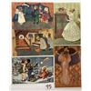 Image 1 : Angel Greetings International Signed Artist 12 Postcards