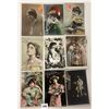 Image 3 : Tinted Real Photo Lady Postcards 100+