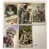 Image 4 : Tinted Real Photo Lady Postcards 100+