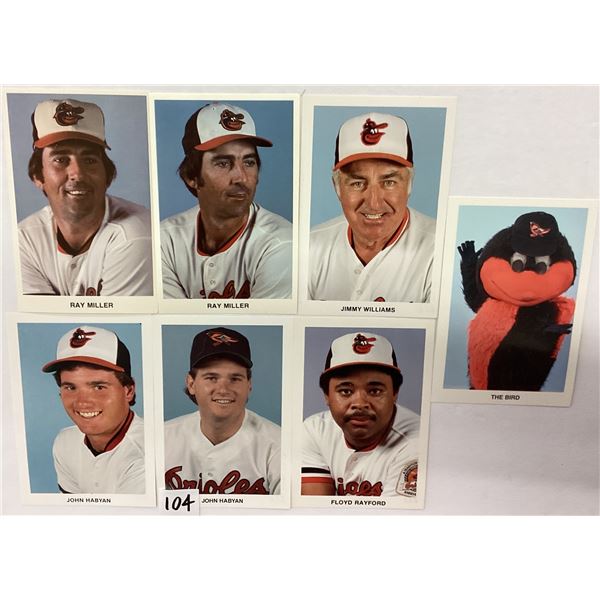 Sports - Baltimore Oriole's Baseball Player Postcards 25